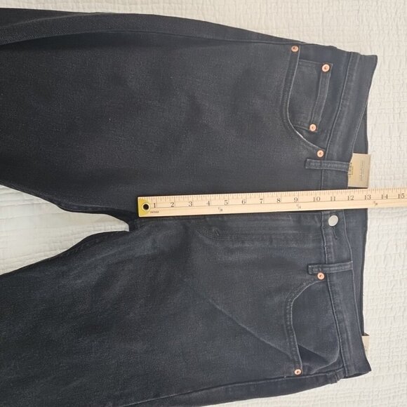 NEW Levi's 502 Jeans Men's 36x32 Black Tapered Leg NWT Stretch Denim Classic - Picture 5 of 16